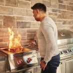 Built-In 700 Series 18" Dual Infrared Burner Natural Gas, Stainless Steel