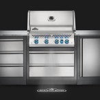 Built-in Prestige PRO™ 500 Natural Gas Grill Head with Infrared Rear Burner, Stainless Steel