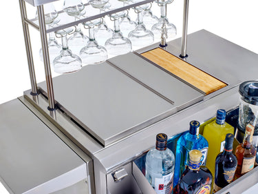 Estación de cócteles con carrito Paradise Grills CSL 32