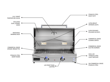 Parrilla eléctrica ESL 24 de Paradise Grills