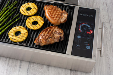 Parrilla eléctrica portátil Frontier con control táctil IntelliKEN 120 V UL