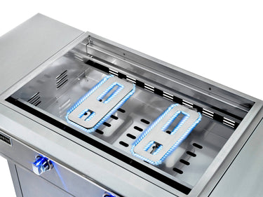 Estación de plancha para hibachi Paradise Grills HSL 32 con carrito, a gas natural