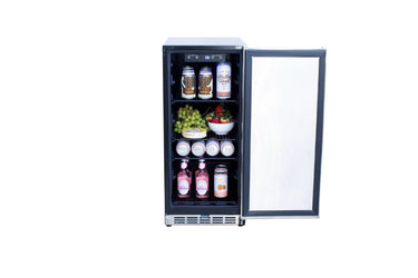 Summerset 15" Outdoor Rated Fridge w/Stainless Door