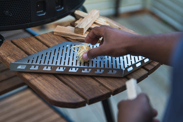 Estantería de madera con forma de cúpula de Gozney