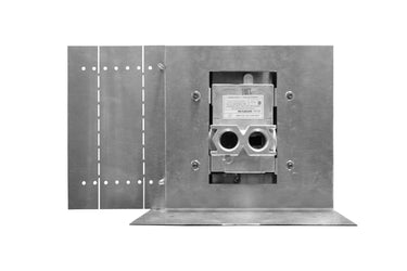 Panel de control Summerset diseñado para usar SRW/bloques arquitectónicos/adoquines para alojar los temporizadores ESTOP1-0H y ESTOP2-5H.