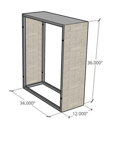 Segmental 12" Filler Cabinet