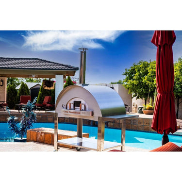 Karma 55"-304 Stainless Commercial, Wood  Oven Counter Top