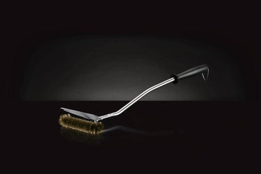 Cepillo ancho para parrilla con cerdas de latón (d2024)