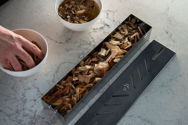 Caja para ahumar de acero inoxidable 