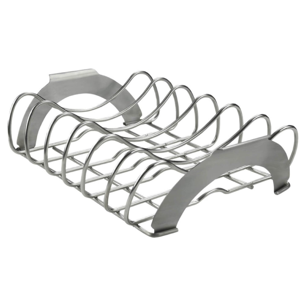 PRO Stainless Steel Rib / Roast Rack - Alfresco Backyard