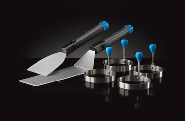 Juego de utensilios para el desayuno con 4 anillos para huevos 