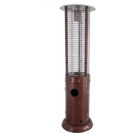 77" Tall - Round Commercial Glass Cylinder-  AZ Patio Heater with Clear Tube - 40,000 BTU's