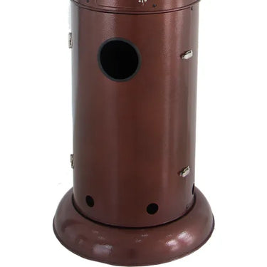 77" Tall - Round Commercial Glass Cylinder-  AZ Patio Heater with Clear Tube - 40,000 BTU's