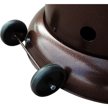 77" Tall - Round Commercial Glass Cylinder-  AZ Patio Heater with Clear Tube - 40,000 BTU's