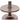 Metal pedestal base on a white background