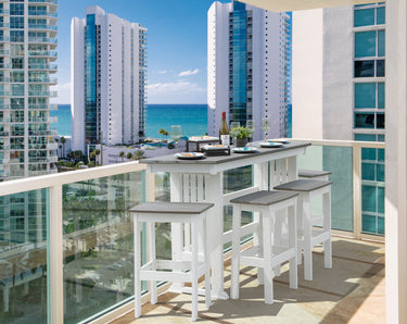 Belmar Balcony Table Bar w/ Extended Angle Top