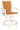 Shawnee Contemporary Chair Swivel Counter (w/arms)