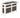 Tacoma Bar 60” W/ Fire Pit (Comes standard with upper panels)