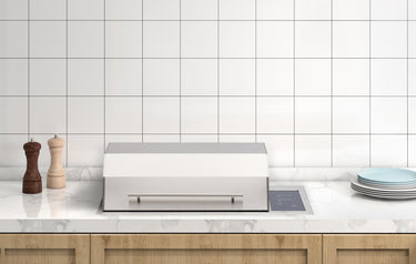 Parrilla eléctrica empotrada Texan de una sola tapa con control táctil IntelliKEN de 240 V sin orificios de montaje UL