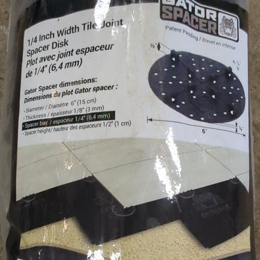 ESPACIADORES GATOR Alliance de 1/4" a 6,4 mm (50 unidades por paquete) (6 paquetes por caja)