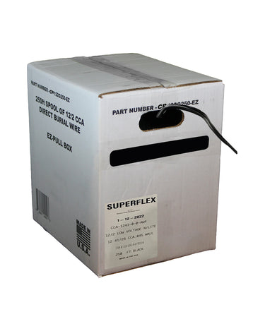 CPRO 12/2 Wire 250′ Roll - Low Voltage Wire Copper Coated Aluminium Wire