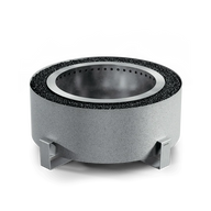 Luxeve 24" Smokeless Fire Pit with Lid