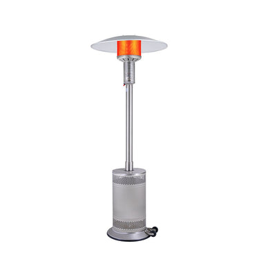 Stainless steel PROPANE patio heater with push button ignition- 2 boxes