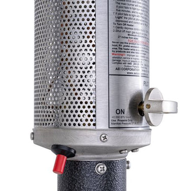 Jet/Silver vein PROPANE patio heater with push button ignition- 2 boxes
