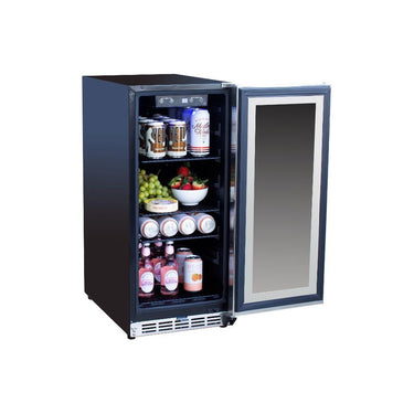 Summerset 15" Outdoor Rated Fridge w/Glass Door